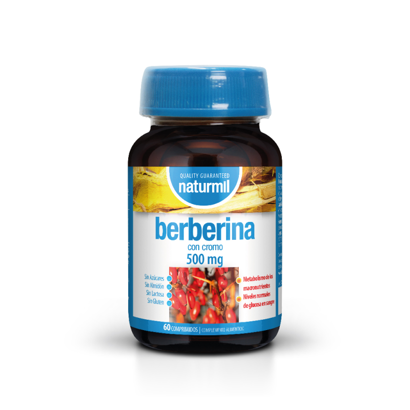 Berberina con cromo 500 mg 60 capsulas naturmil
