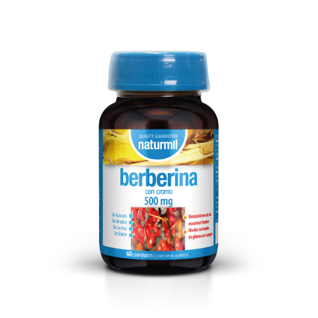 Berberina con cromo 500 mg 60 capsulas naturmil