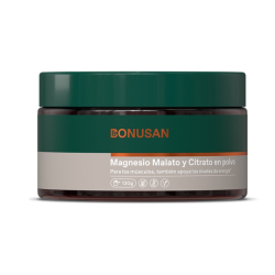 Magnesio malato y citrato en polvo 130g bonusan