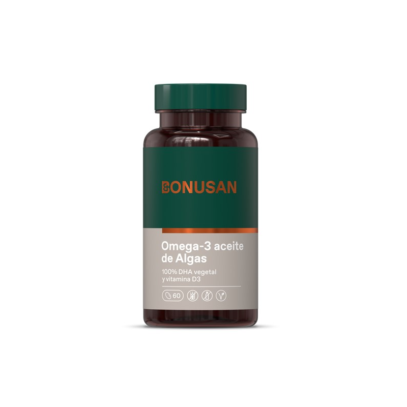 Aceite algas omega 3 bonusan 60 perlas
