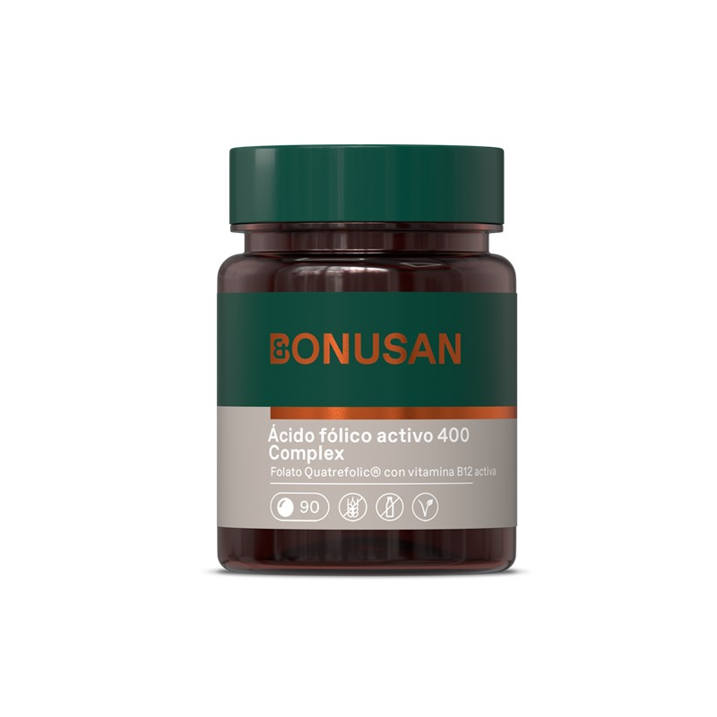 Acido folico activo 400mcg plus bonusan 90comp
