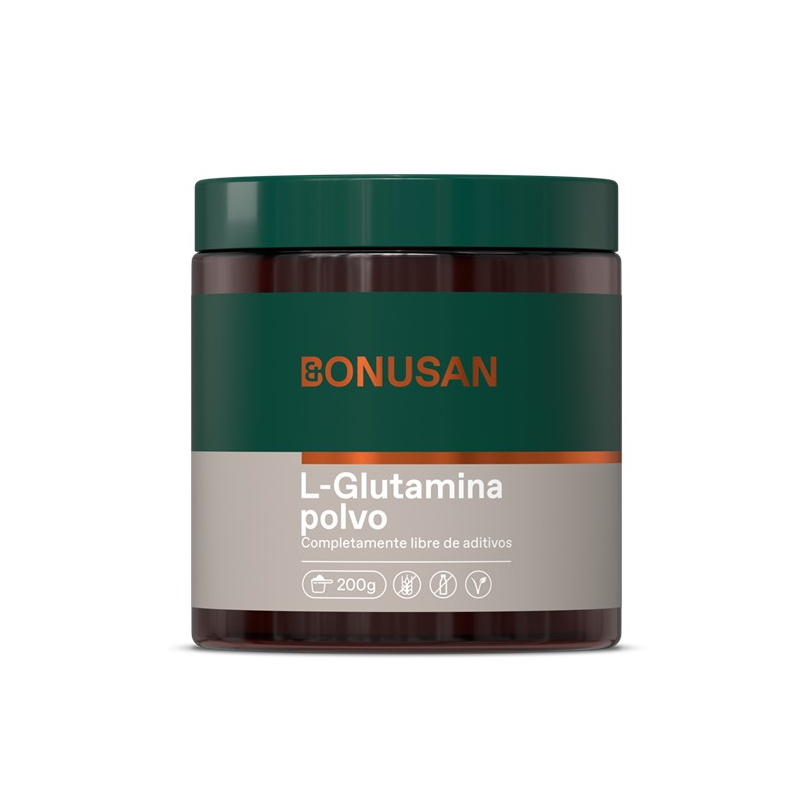 L-glutamina polvo 200g bonusan