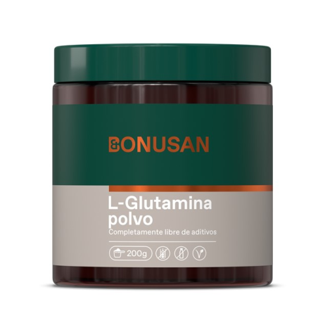 L-glutamina polvo 200g bonusan
