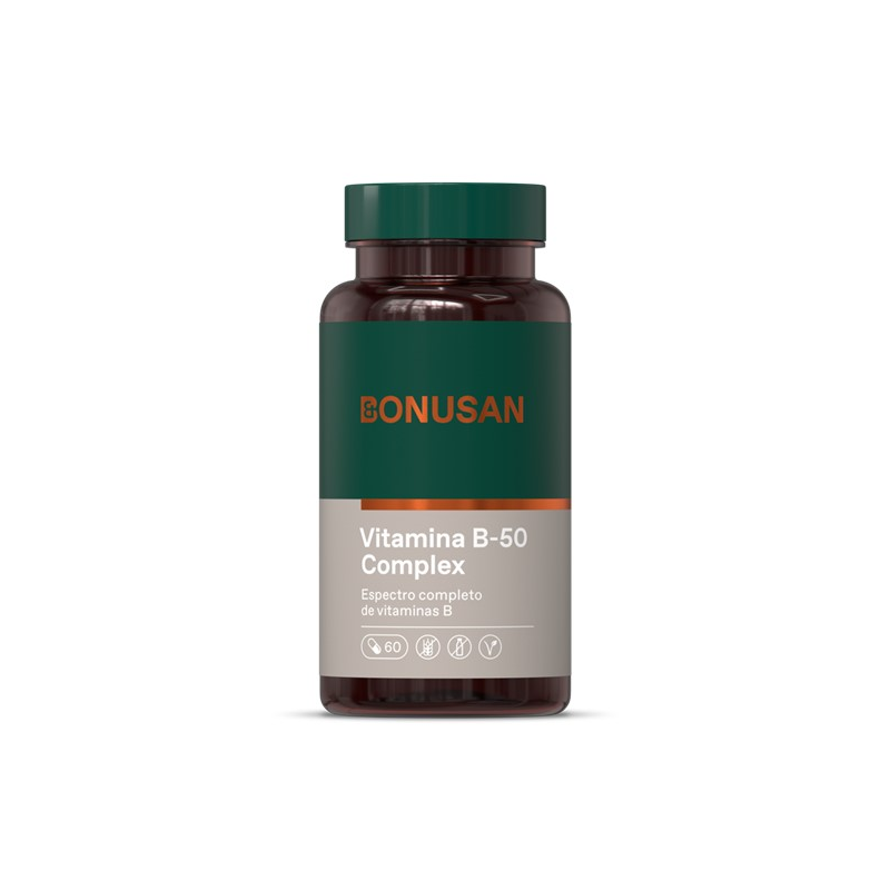 Vitamina b50 complejo 60cap bonusan
