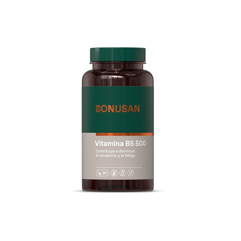 Vitamina b5 acido pantotenico 500mg 90cap bonusan