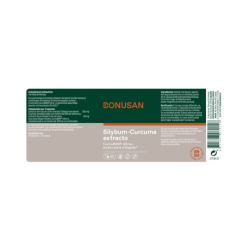 Silybum curcuma extracto 60cap bonusan