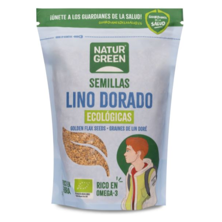 Lino dorado semillas eco 225 g naturgreen