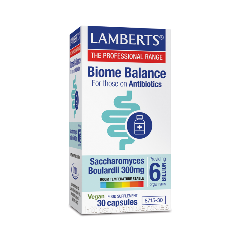 Biome balance antibiotics saccharomyces boulardii