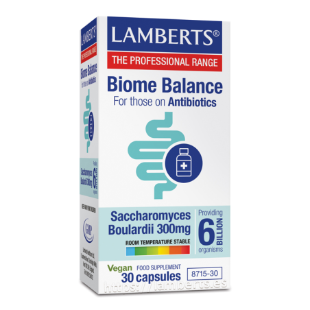 Biome balance antibiotics saccharomyces boulardii