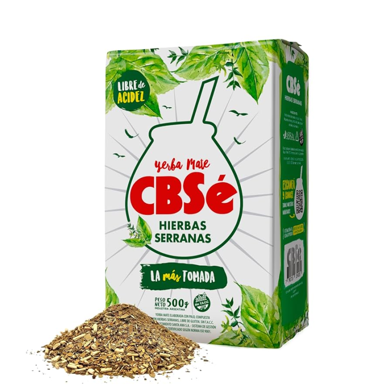Yerba mate cbse hierbas serranas 500 g
