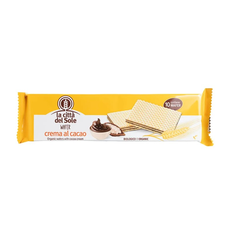 Wafer crema cacao 125g la citta del sole