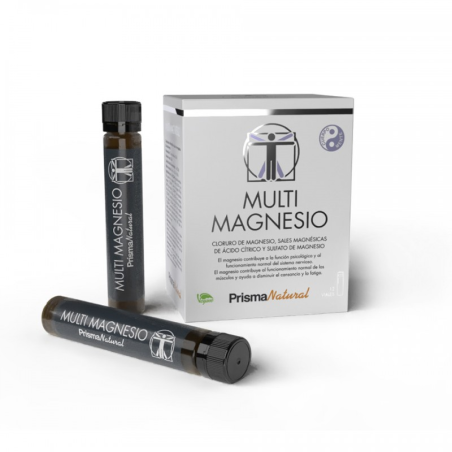 Multi magnesio 12 viales prisma natural