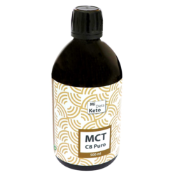 Aceite mct c8 puro 500ml cien x cien natural