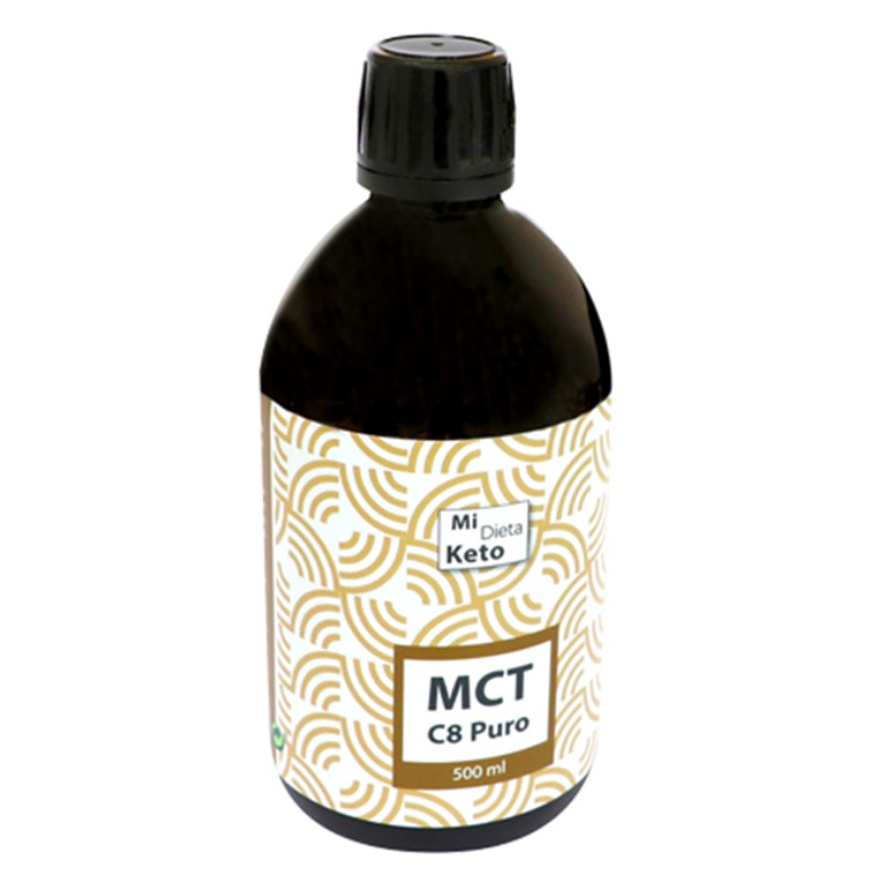 Aceite mct c8 puro 500ml cien x cien natural
