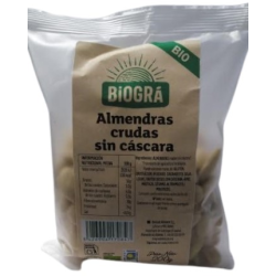 Almendras crudas sin cascara 200gr biogra