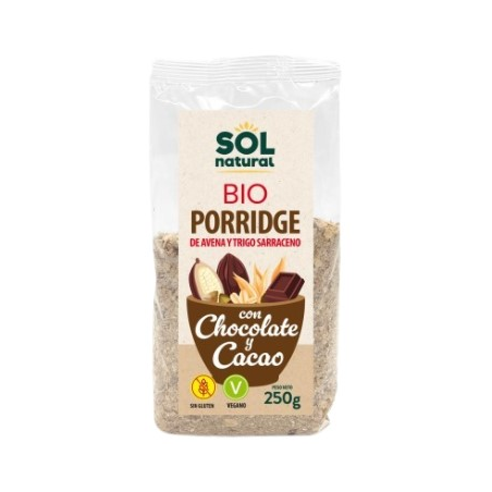 Porridge avena trigo sarraceno chocolate bio sol n