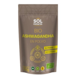 Ashwagandha en polvo 125g bio sol natural