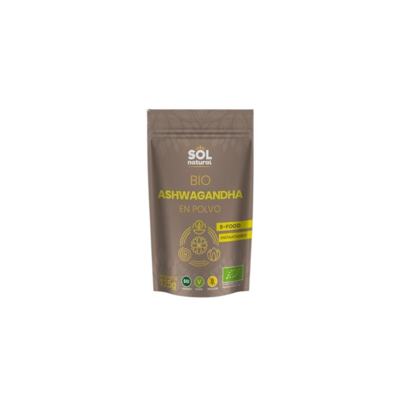 Ashwagandha en polvo 125g bio sol natural