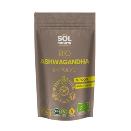 Ashwagandha en polvo 125g bio sol natural