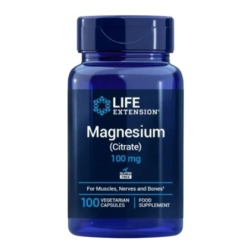 Magnesium citrate 100 mg 100 caps life extension