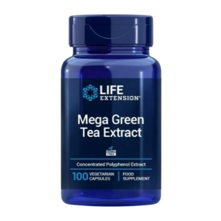 Mega green tea extract 100 caps life extension