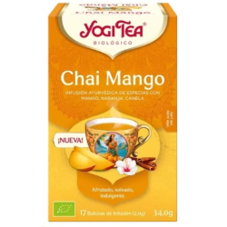 Yogi chai mango 17 filtros bio