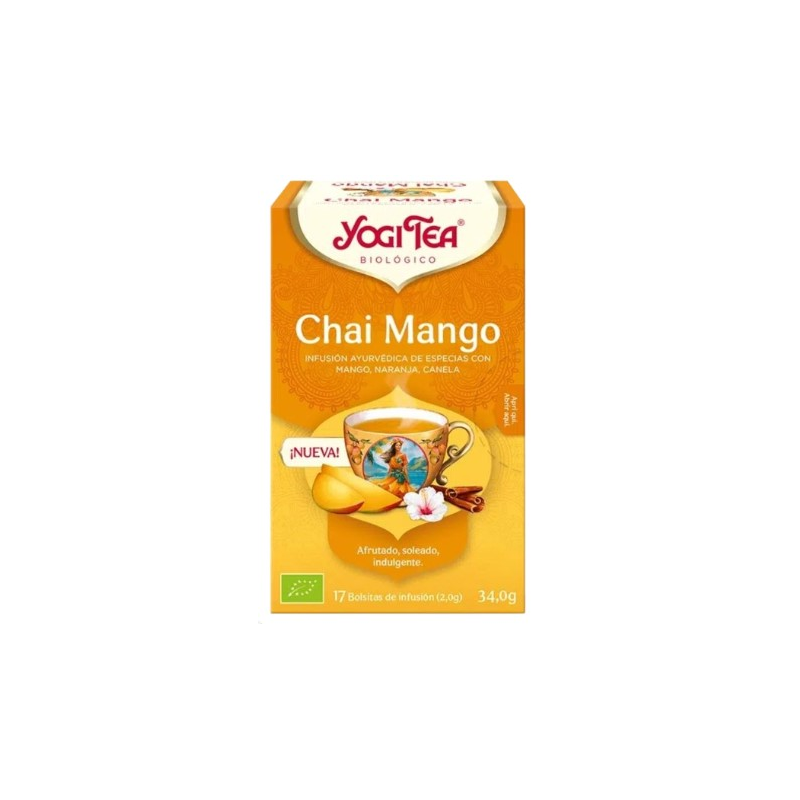 Yogi chai mango 17 filtros bio