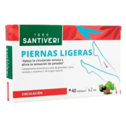 Piernas ligeras 40 capsulas  santiveri