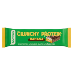 Crunchy protein banana bombus