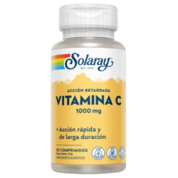 Vitamina c 1000mg 30comp.accion retardada solaray