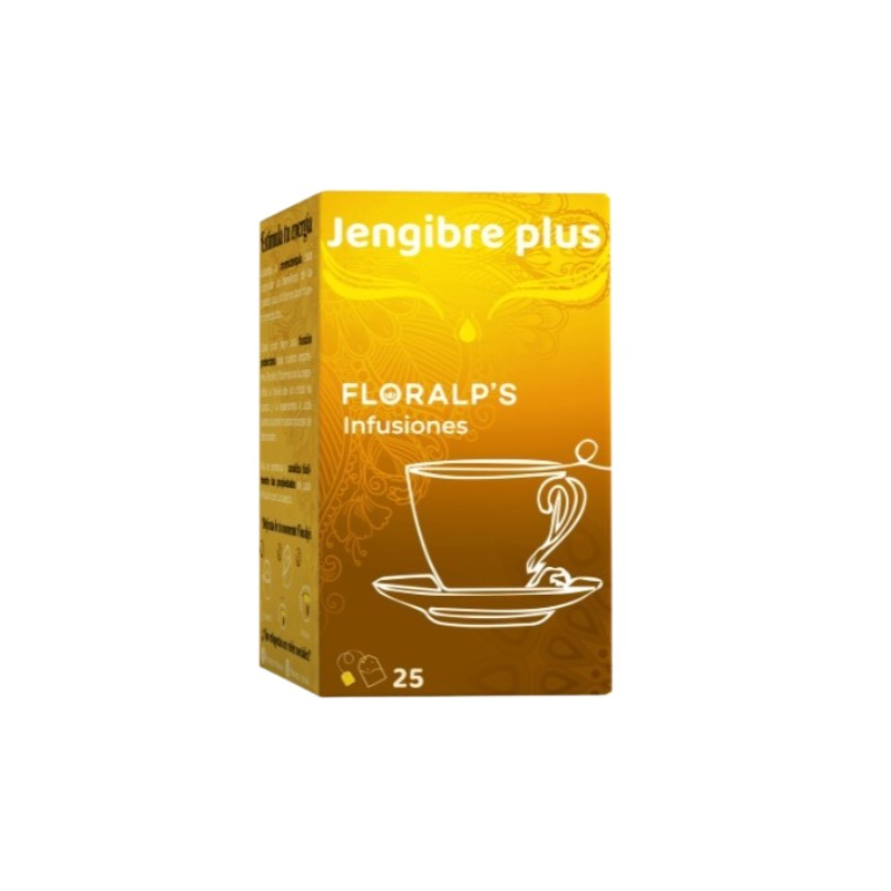 Te jengibre plus 25filtros floralps