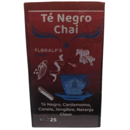 Infusion te negro chai 25 filtros floralps