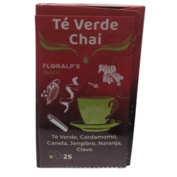 Infusion te verde chai 25 filtros floralps