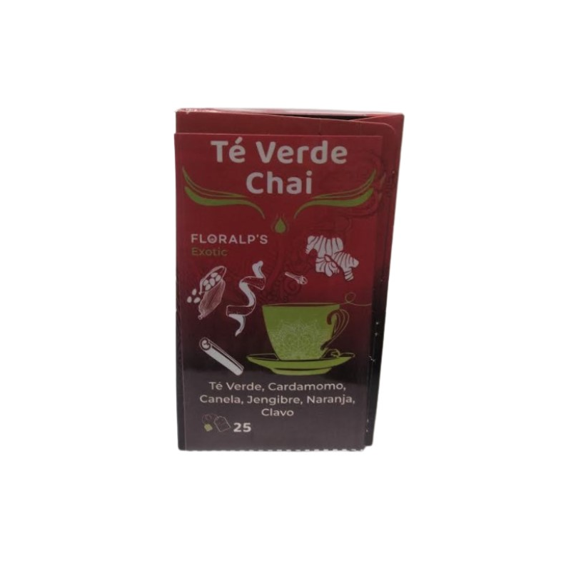 Infusion te verde chai 25 filtros floralps