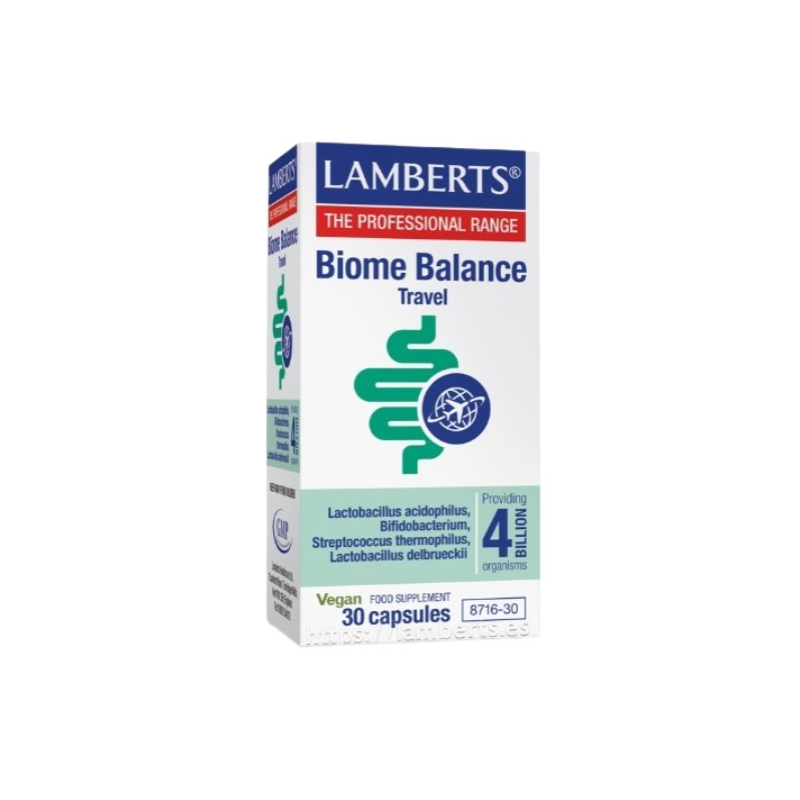Biome balance travel 30capsulas lamberts