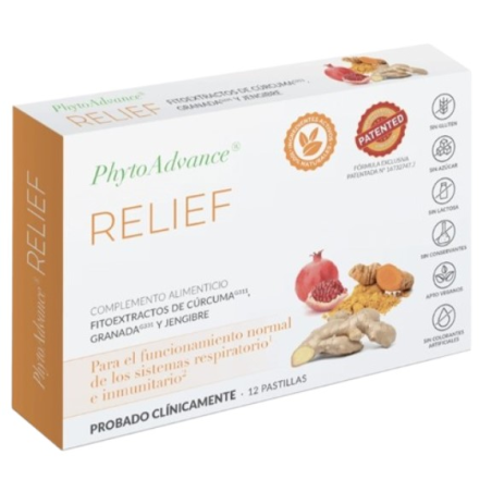 Relief 12 pastillas para chupar phyto advance