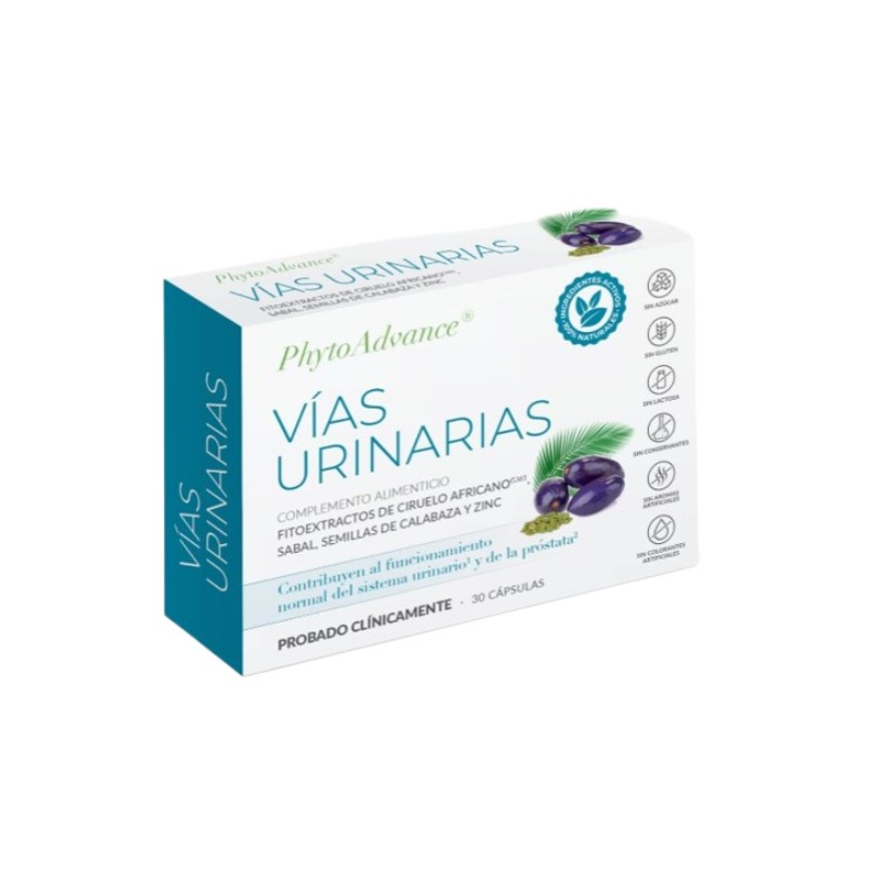 Vias urinarias 30 capsulas phyto advance