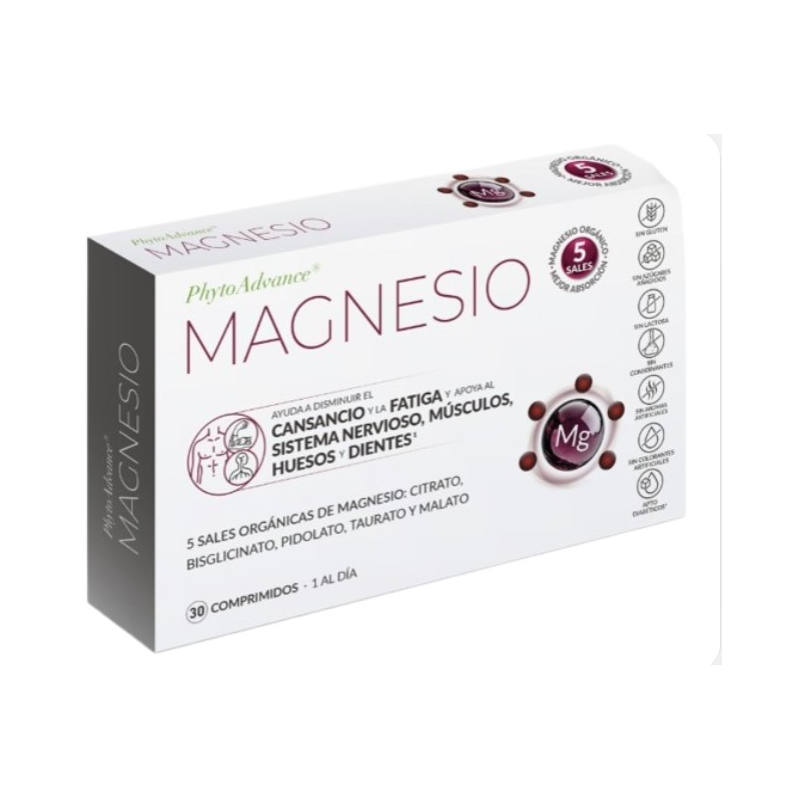Magnesio 30 comprimidos phyto advance