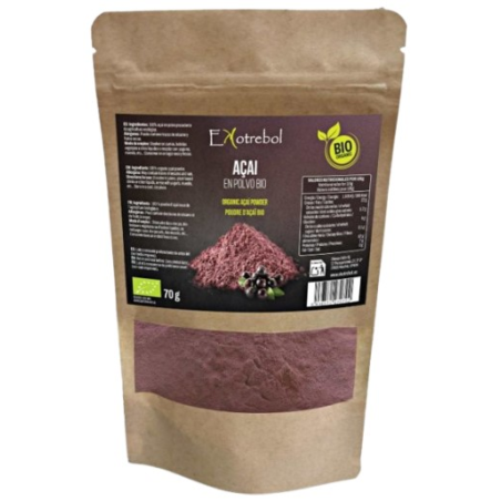 Acai polvo bio 70gr ekotrebol