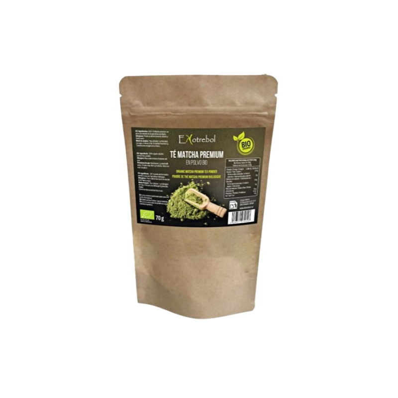 Te matcha premium polvo 70g bio ekotrebol