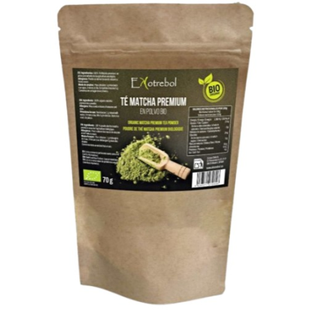 Te matcha premium polvo 70g bio ekotrebol