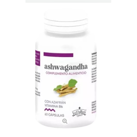 Ashwagandha con azafran 60 capsulas jelly bell