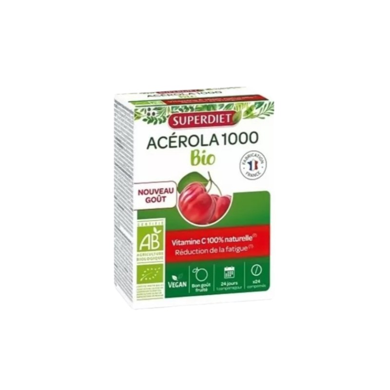 Acerola 1000 bio 24 comprimidos superdiet