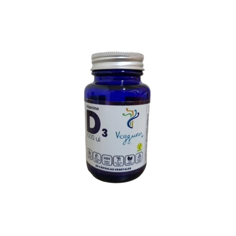 Vitamina d3 1000ui 60 capsulas veggum