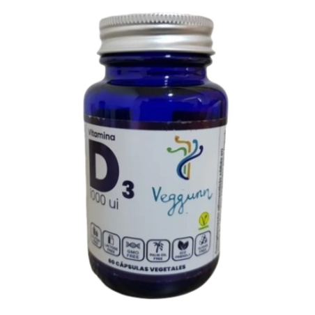 Vitamina d3 1000ui 60 capsulas veggum