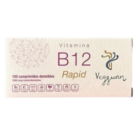 Vitamina b12 rapid 100 comprimidos veggum