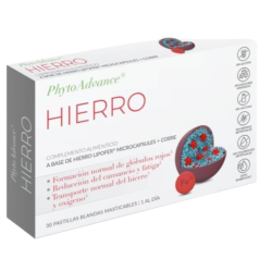 Hierro 30 pastillas masticables phyto advance