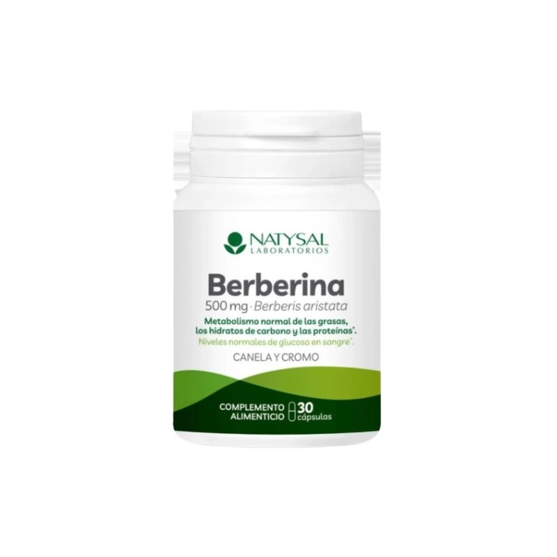 Berberina 500 mg con canela y cromo 30cap natysal