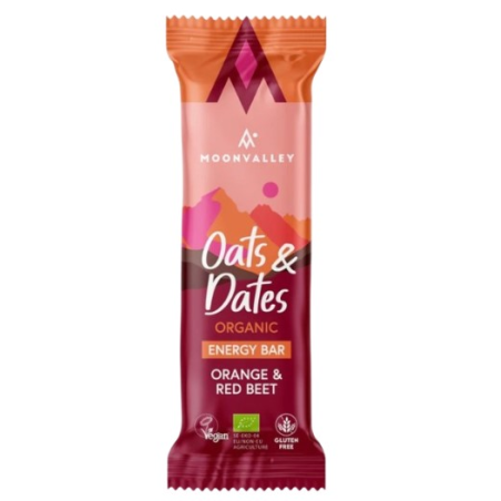 Barrita energetica avena datil naranja remolacha