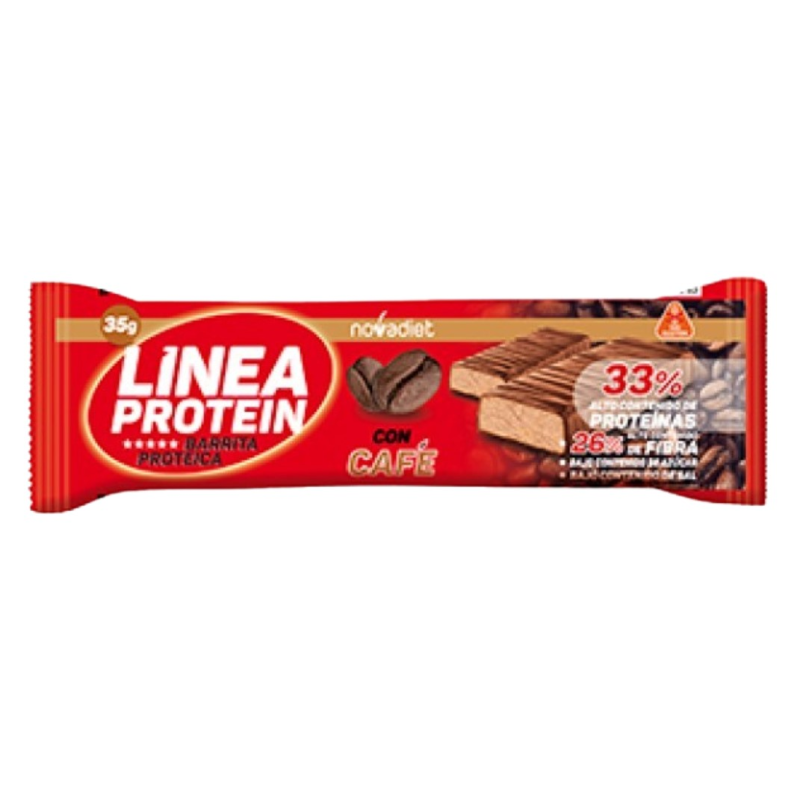Barritas proteicas cafe 35g novadiet